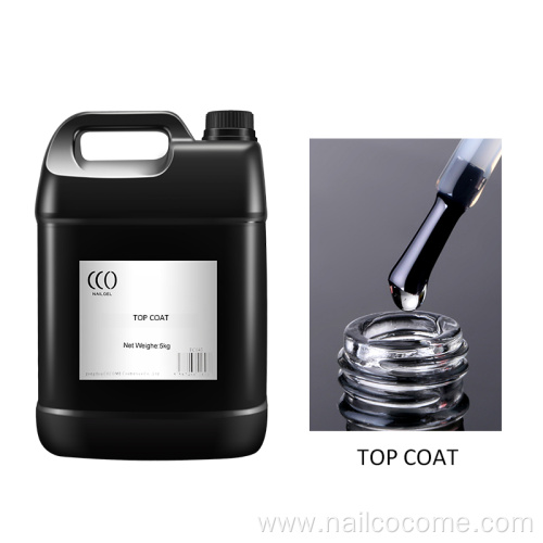 OEM ODM Cosmetics Factory KG Gel Nail Polish HEMA Free Base Top Coat in Kilo for nail beauty